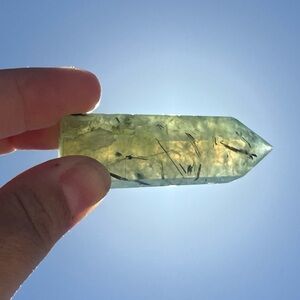 Prehnite with Epidote Tower